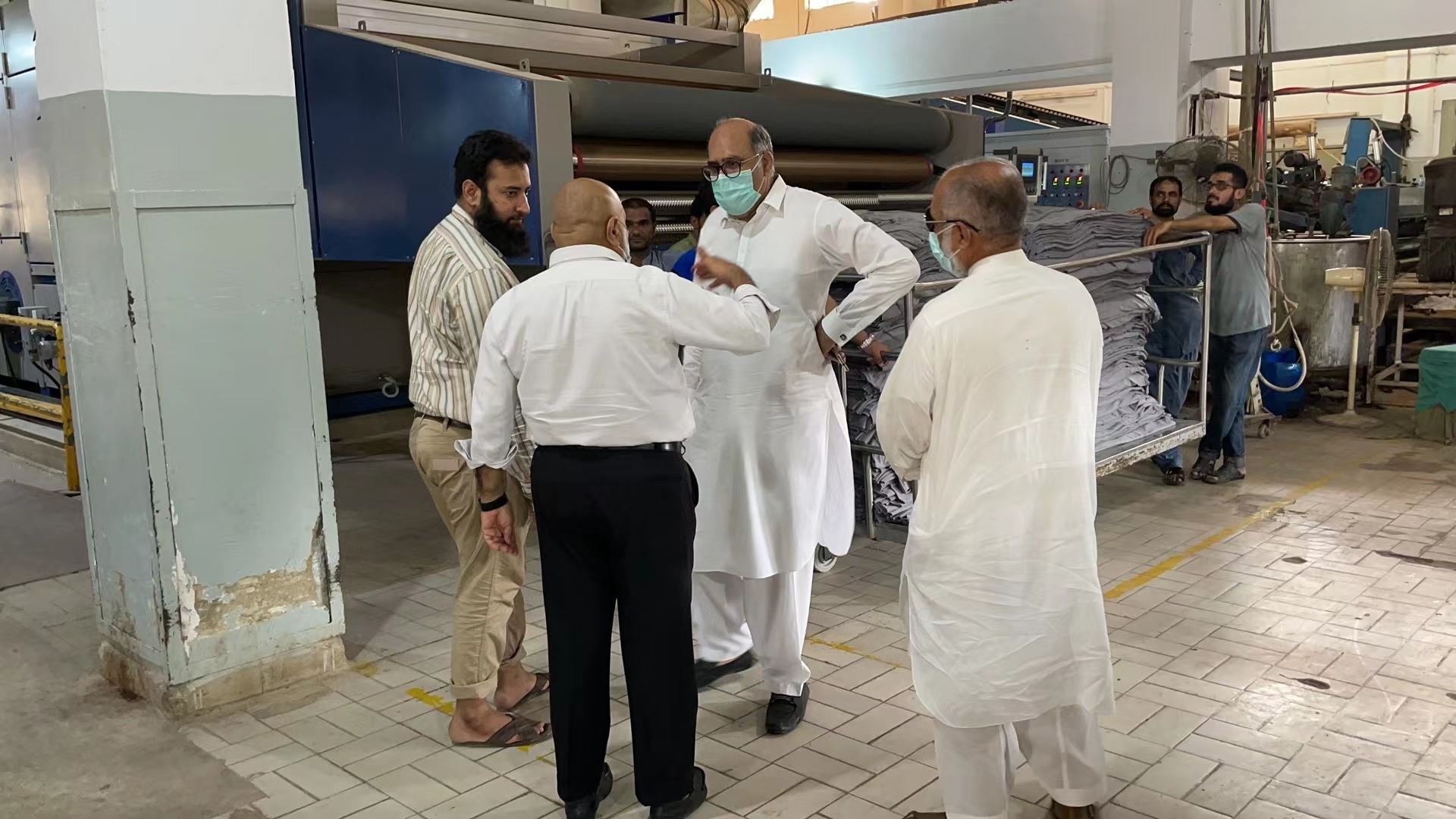 Textile Five Layers Relax Dryer Machine Installed in Pakistan